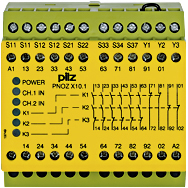 Реле безопасности PNOZ X – E-STOP, защитная дверь, световая решетка - PNOZ X10.1 24VDC 6n/o 4n/c 6LED - 774749