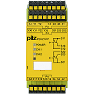 Реле безопасности PNOZX – Контроль двуручного управления - P2HZ X1P C 230VAC 3n/o 1n/c 2so - 787438