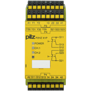 Реле безопасности PNOZX – Контроль двуручного управления - P2HZ X1P C 110VAC 3n/o 1n/c 2so - 787434