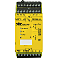 Реле безопасности PNOZX – Контроль двуручного управления - P2HZ X1P 115VAC 3n/o 1n/c 2so - 777435