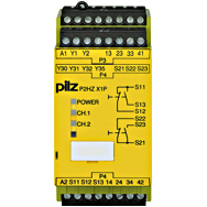 Реле безопасности PNOZX – Контроль двуручного управления - P2HZ X1P 110VAC 3n/o 1n/c 2so - 777434