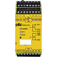 Реле безопасности PNOZX – Контроль двуручного управления - P2HZ X1P 24VDC 3n/o 1n/c 2so - 777340