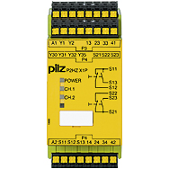 Реле безопасности PNOZX – Контроль двуручного управления - P2HZ X1P C 24VDC 3n/o 1n/c 2so - 787340