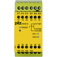 Реле безопасности PNOZX – Контроль двуручного управления - P2HZ X1 120VAC 3n/o 1n/c - 774436