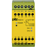 Реле безопасности PNOZX – Контроль двуручного управления - P2HZ X1 24VDC 3n/o 1n/c - 774340