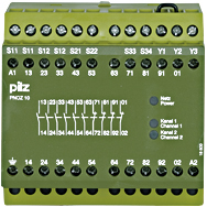 Реле безопасности PNOZ X – E-STOP, защитная дверь, световая решетка - PNOZ 10 230-240VAC 6n/o 4n/c - 774006