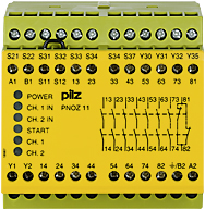 Реле безопасности PNOZ X – E-STOP, защитная дверь, световая решетка - PNOZ 11 48VAC 24VDC 7n/o 1n/c - 774082