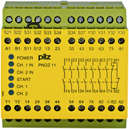 Реле безопасности PNOZ X – E-STOP, защитная дверь, световая решетка - PNOZ 11 24VAC 24VDC 7n/o 1n/c - 774080