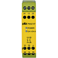 Реле безопасности PNOZ X – E-STOP, защитная дверь, световая решетка - PNOZ X7 230VAC 2n/o - 774056