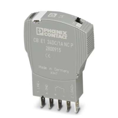 Электронный защитный выключатель - CB E1 24DC/2A NC P - 2800916