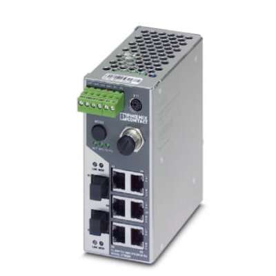 Industrial Ethernet Switch - FL SWITCH SMN 6TX/2POF-PN - 2700290