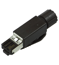 Field-attachable male connector V45-G
