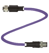 Connection cable V15B-G-12M-PUR-ABG-V15B-G