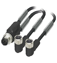 Y connection cable V3-WM-2M-PUR-T-V1-G