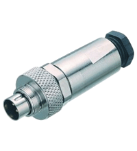 Field-attachable male connector V35S-G-ABG