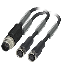 Y connection cable V3-GM-1M-PUR-T-V1-G
