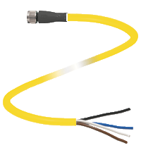Female connector V31-GM-YE2M-PVC-U