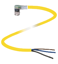 Female connector V3-WM-E2-YE5M-PVC-U
