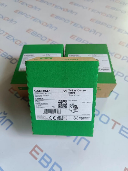 Промежуточное реле 5НО,230В 50/60Гц, винт. зажим, CAD50M7 Schneider Electric
