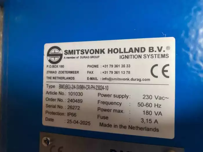 SMITSVONK HOLLAND BWO(BG)-2/4-SV98H-CR-PH-23024-10 