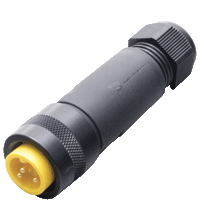 Field-attachable male connector V93-G-SI