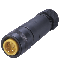 Field-attachable male connector V95-G-SI