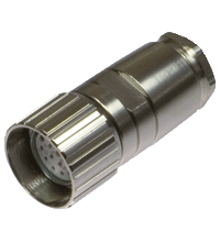 Female cordset, field attachable V23-19-G