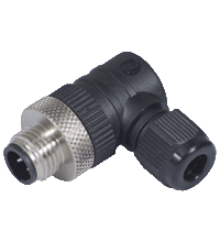 Field-attachable male connector V12S-W