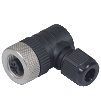 Female cordset, field attachable V12-W
