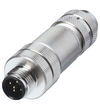 Field-attachable male connector V15S-G-ABG-PG9
