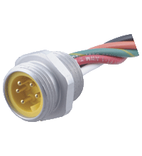 Male receptacle 1/2' NPT-V95-G-S-.3M