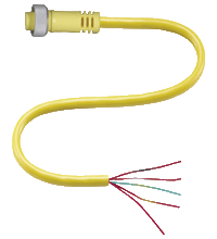 Connection cable V95-G-YE2M-PVC-22