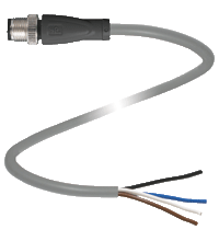 Cable connector V1S-G-10M-PUR