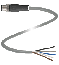 Cable connector V15S-G-2M-PUR