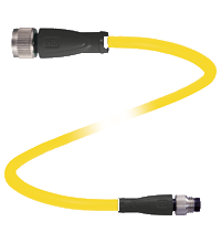 Connection cable V11-G-YE0,5M-PVC-U-V3-GM