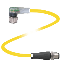 Connection cable V1-W-E2-YE1,5M-PVC-U-V1-G