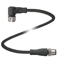 Connection cable V1-W-BK3M-PUR-A-V1-G