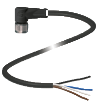 Female connector V1-W-BK1M-PUR-U
