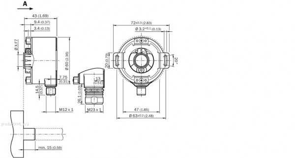 AFS/AFM60 SSI - AFS60E-TDAC001024 - 1038058