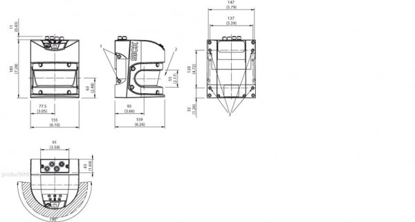 System components - LMS511-10100S02 - 1057618