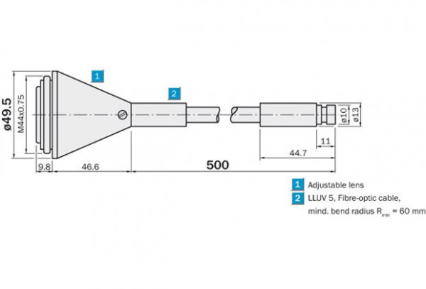 Fibre-optic cables - LLUV5-500-A - 1005621