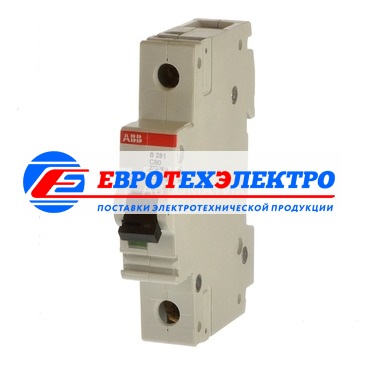 ABB Автоматич.выкл-ль 1-полюсный S281 C80 (GHS2810001R0804)