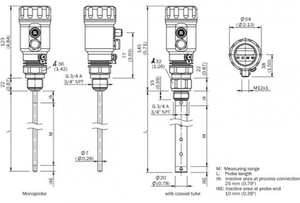 TDR level sensor - LFP3000-G1NMB - 1065347