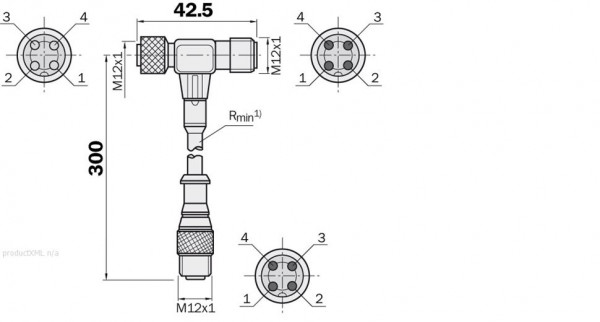 Adapters/distributors, T-junctions - DSL-1104-T0M3 - 6011683