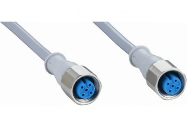 Plug connectors and cables / connection cables with female connector and male connector - DSL-1204-G02MNI - 6052630