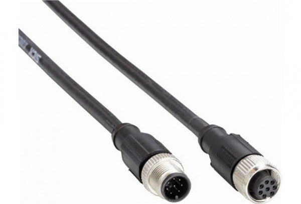 Plug connectors and cables / connection cables with female connector and male connector - DSL-1208-G05MAC - 6032325