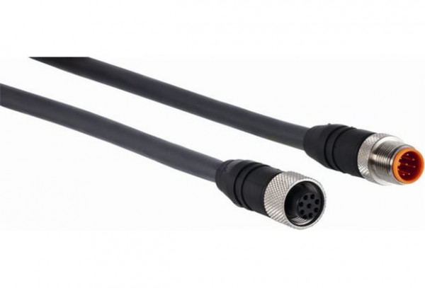 Plug connectors and cables / connection cables with female connector and male connector - DSL-1208-G05MAC1 - 6032913