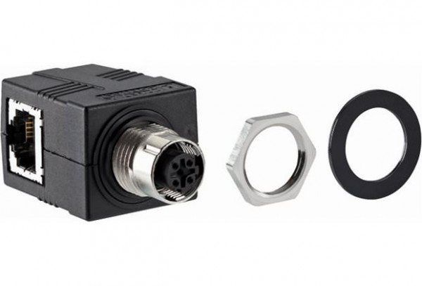 Plug connectors and cables / Other connectors and cables - Feedthrough female connector Ethernet RJ45 - 6048180