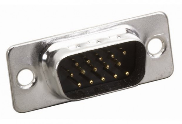Plug connectors and cables / Male connectors (ready to assemble) - D-Sub plug connection inlay - 6010020