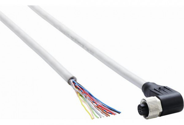 Plug connectors and cables / Connecting cable (female connector-open) - DOL-1212-W05MAS02 - 6044109